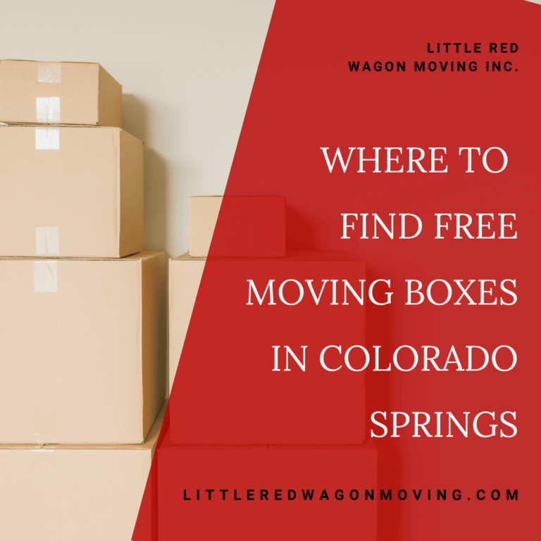 Where to Find Free Moving Boxes in Colorado Springs